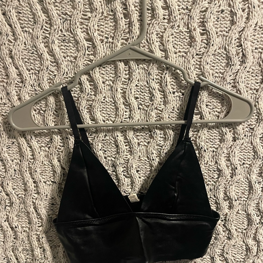 Black Women's Crop Top